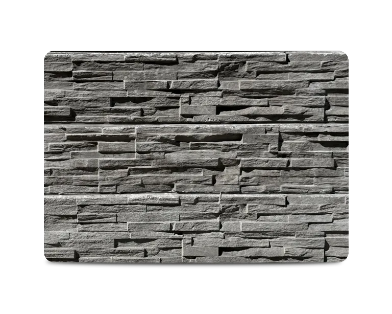 Blakeview Charcoal Stacked Stone Concrete Sleeper Brisbane