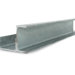 90 Degree Galvanised Steel Corner Joiner Post to Support The Right Angle Deviations of a 80mm Concrete Sleeper Retaining Wall by Sunset Sleepers