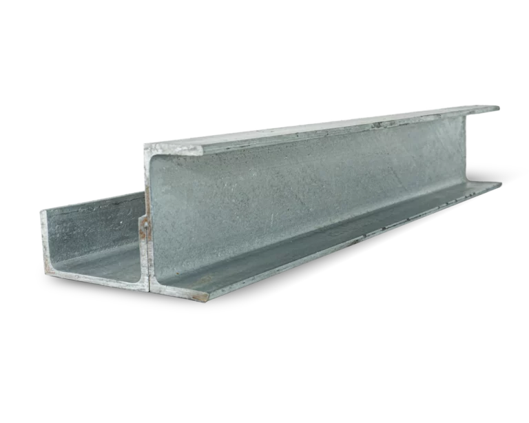 90 Degree Galvanised Steel Corner Joiner Post to Support The Right Angle Deviations of a 80mm Concrete Sleeper Retaining Wall by Sunset Sleepers