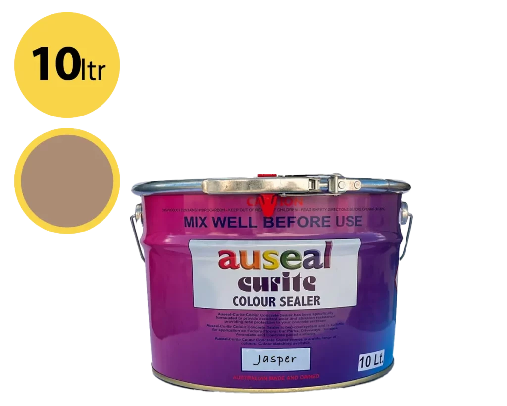 Auseal EC25 Jasper (Brown) Sealer 10L for Concrete Sleepers