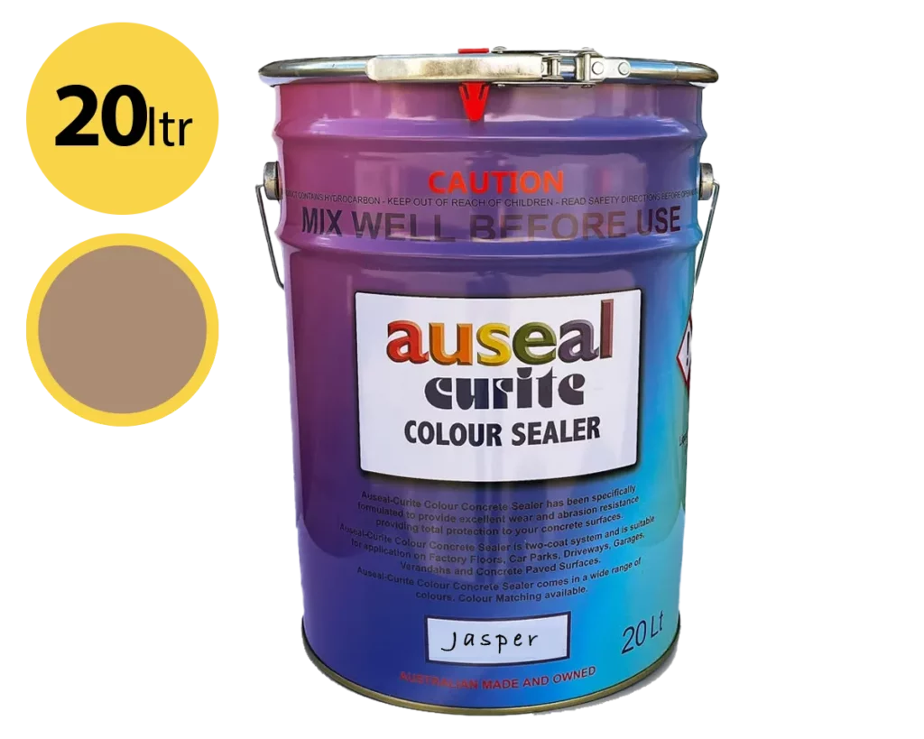 Auseal EC25 Jasper (Brown) Sealer 20L for Concrete Sleepers