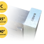 C – 45° – 90° Galvanised Steel Post Caps - Fit 100PFC Galvanised Steel Posts for Retaining Walls