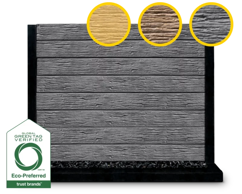 The Malibu - Woodgrain Pattern (Wood Look) Concrete Sleepers The Malibu - Woodgrain Pattern (Wood Look) Concrete Sleepers by Sunset Sleepers