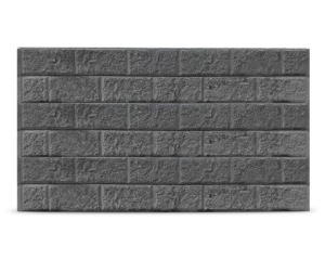 The Arizona - Block Face Pattern Concrete Sleepers in Charcoal Colour by Sunset Sleepers