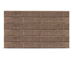The Arizona - Block Face Pattern Concrete Sleepers in Jasper (Brown) Colour by Sunset Sleepers