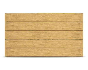 The Malibu - Woodgrain (Wood Look) Pattern Concrete Sleepers in Sandstone (Yellow) Colour by Sunset Sleepers