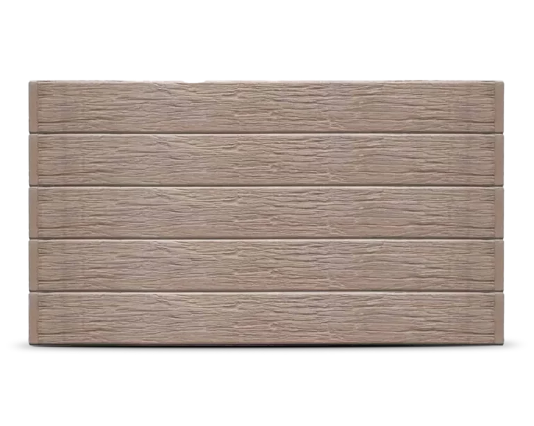 The Malibu - Woodgrain (Wood Look) Pattern Concrete Sleepers in Jasper (Brown) Colour by Sunset Sleepers