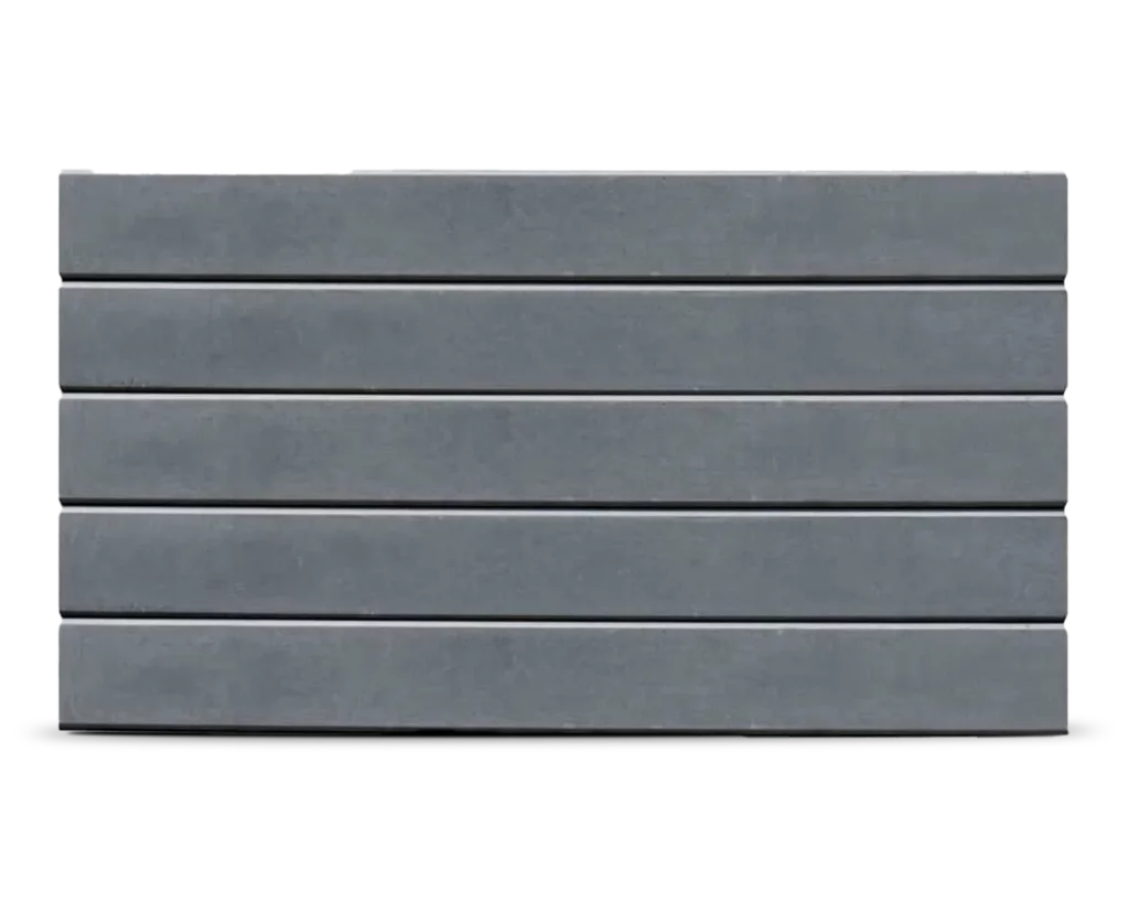 The Marina - Plain (Smooth) Concrete Sleepers in Charcoal Colour by Sunset Sleepers