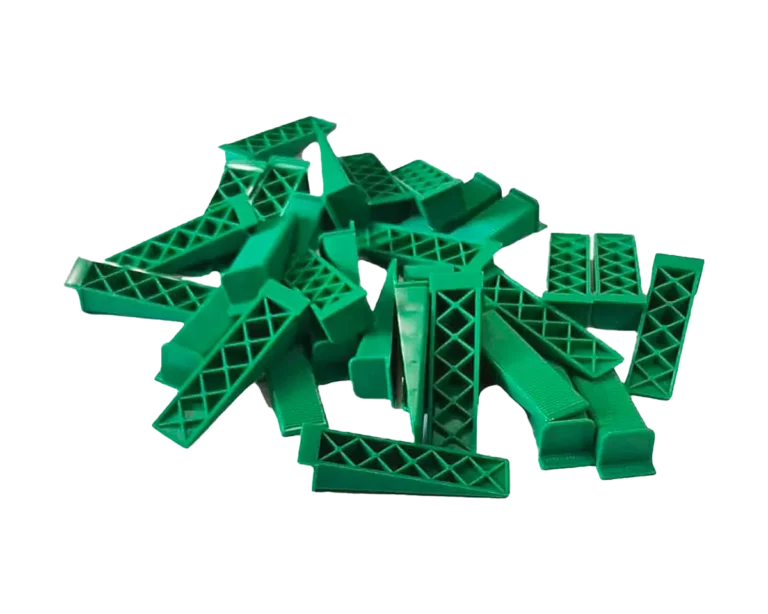 Plastic Wedges for Retaining Wall Projects Sold by Sunset Sleepers