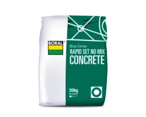 Rapid Set No Mix Concrete for Retaining Wall Projects by Sunset Sleepers