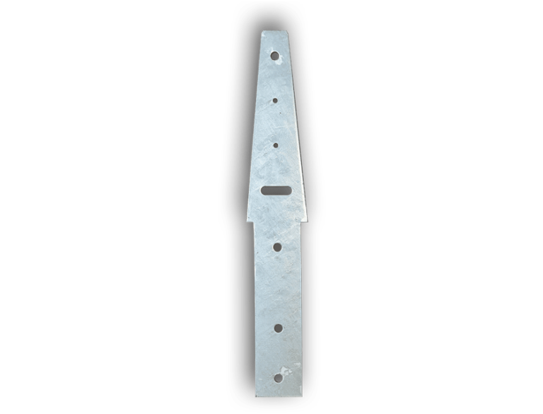 Arrow Galvanised Steel Fence Post Bracket for Steel Retaining Walls by Sunset Sleepers 1