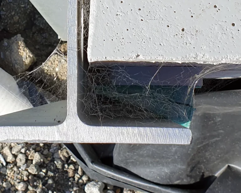 Retaining Wall Plastic Wedges in Retaining Wall Top View by Sunset Sleepers