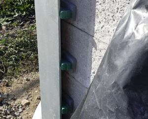 Retaining Wall Plastic Wedges in Retaining Wall by Sunset Sleepers