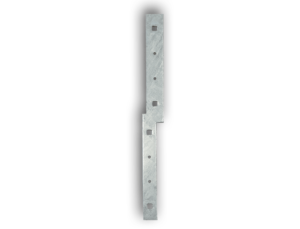 Small Offset Galvanised Steel Fence Post Bracket for Steel Retaining Walls by Sunset Sleepers 1