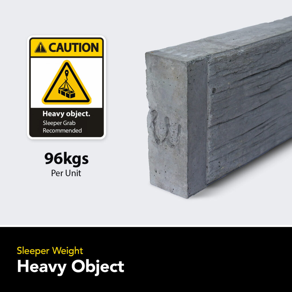 96kgs Concrete Sleeper Weight