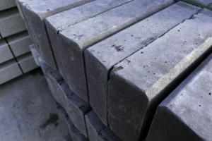 The Marina Charcoal Concrete Sleeper Deep Rich Colour