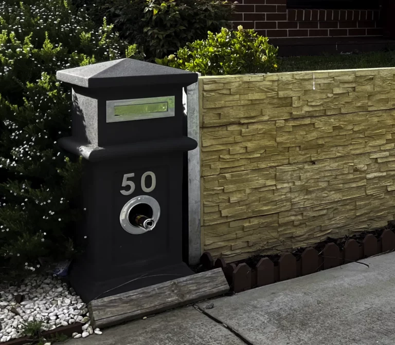 C Channel End Joiner Galvanised Steel Post for Retaining Wall Sold by Sunset Sleepers