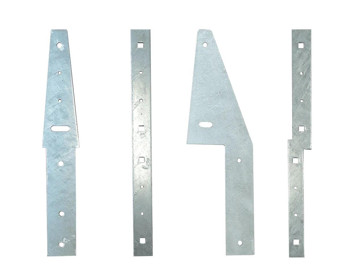 Galvanised Steel Fence Brackets for Retaining Walls Sold by Sunset Sleepers