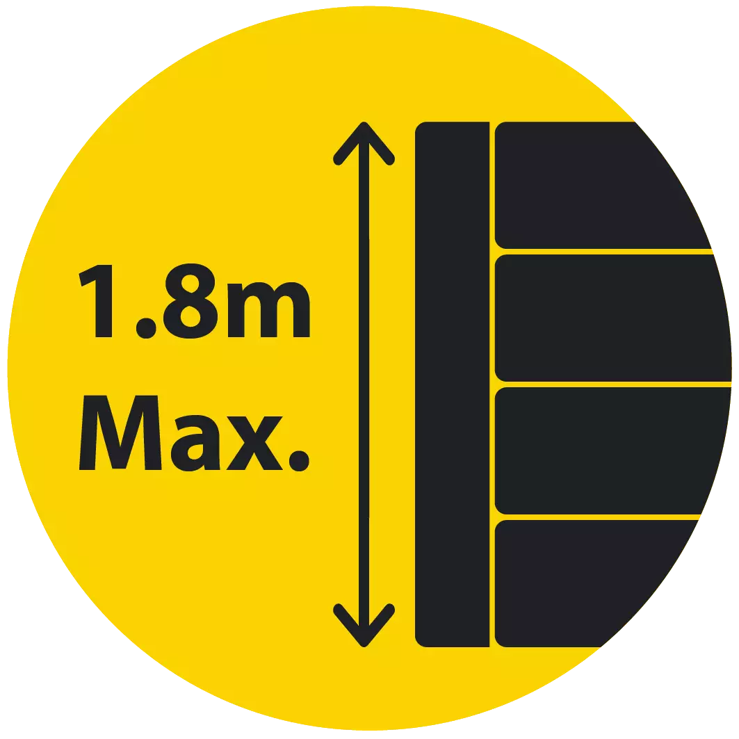 1800mm (1.8m) Maximum Retained Height