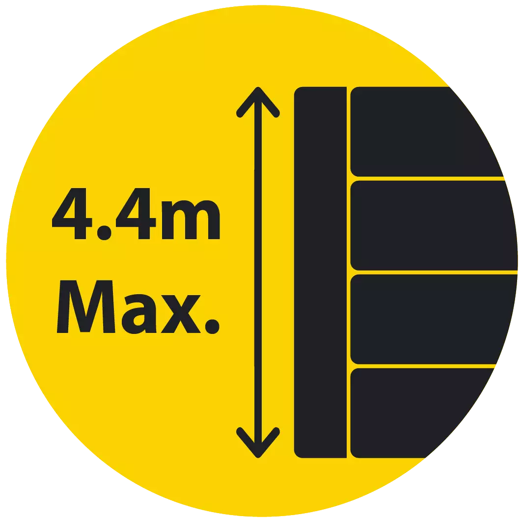 4400mm (4.4m) Maximum Retained Height