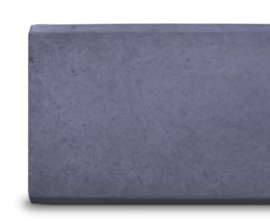 Charcoal Smooth Finish Bevelled Edge Concrete Sleeper Detail by Sunset Sleepers Marina Range
