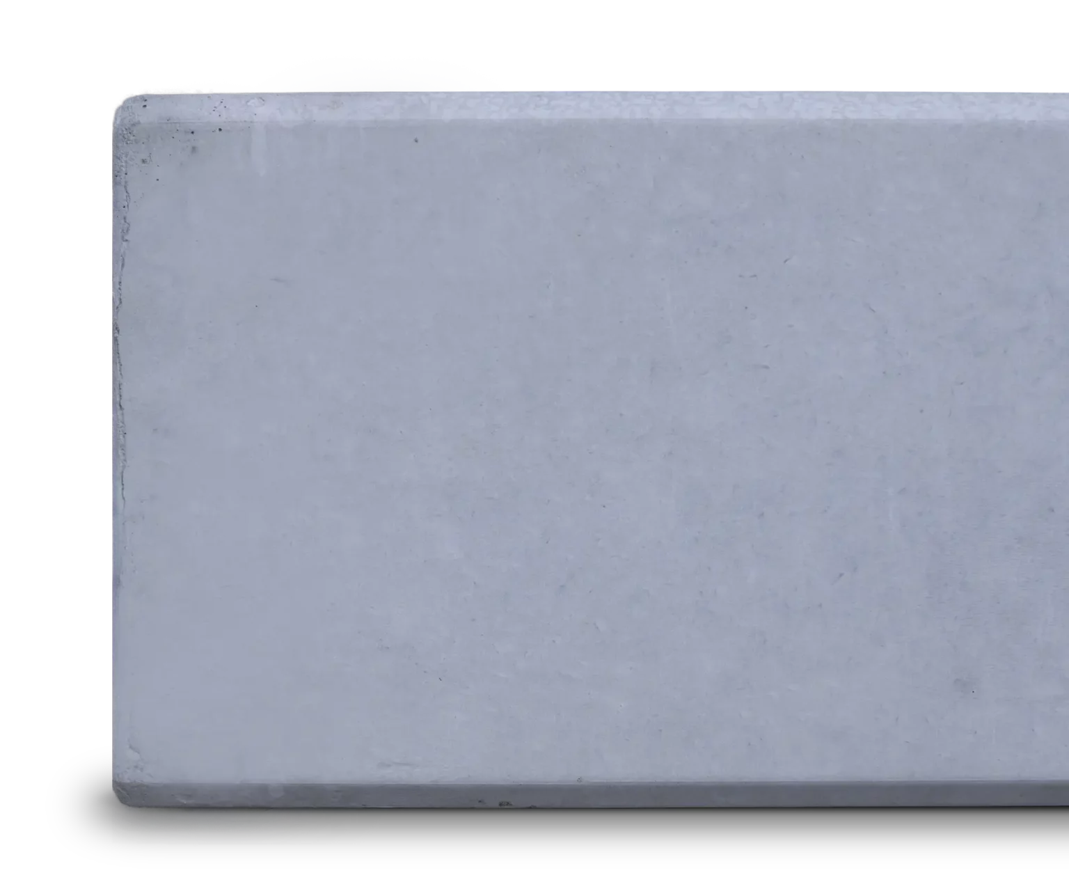 Plain Grey Smooth Finish Bevelled Edge Concrete Sleeper Detail by Sunset Sleepers Marina Range