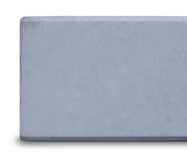 Plain Grey Smooth Finish Bevelled Edge Concrete Sleeper Detail by Sunset Sleepers Marina Range