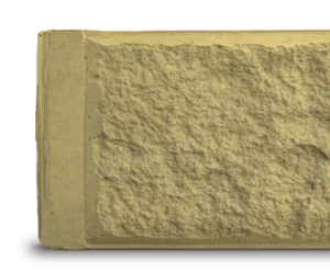 Sandstone Yellow Block Face Concrete Sleeper Detail by Sunset Sleepers Arizona Range