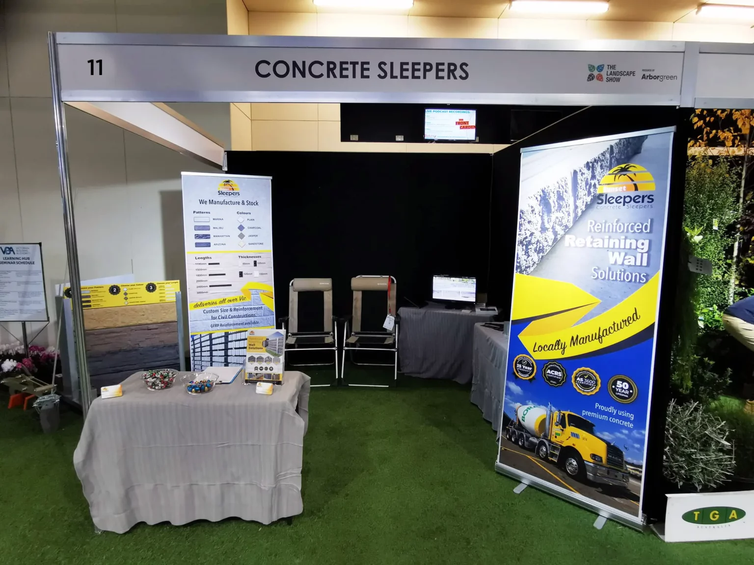 Sunset Sleepers at The Landscape Show