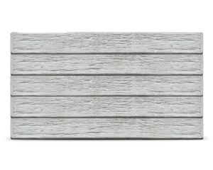 The Malibu Plain Grey Colour Woodgrain Wood Look Concrete Sleepers for Retaining Walls Sold by Sunset Sleepers