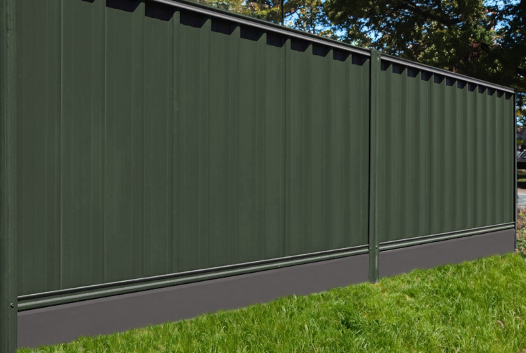 Sunset Sleepers Concrete Under Fence Plinth Sleeper 50mm by 2400mm in Charcoal Colour