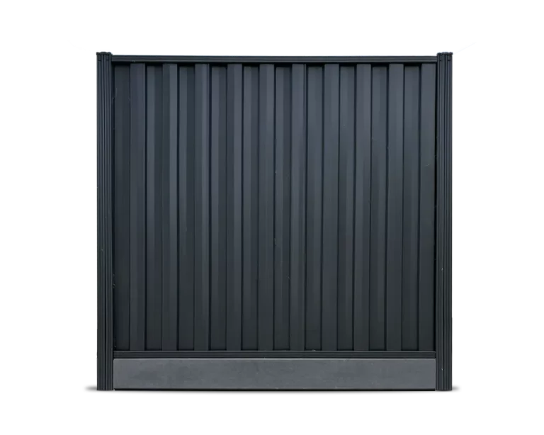 Sunset Sleepers Concrete Under Fence Plinth Sleeper 50mm by 2400mm in Charcoal Colour Ft