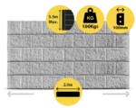 Arizona 2000 x 200 x 100mm Ash Grey Block Face Concrete Sleepers for Retaining Walls Sold by Sunset Sleepers