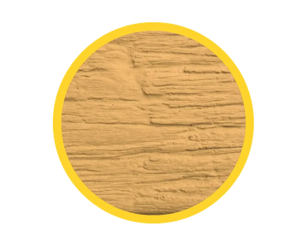 Malibu Sandstone Yellow Colour Woodgrain Concrete Sleepers for Retaining Walls Sold by Sunset Sleepers