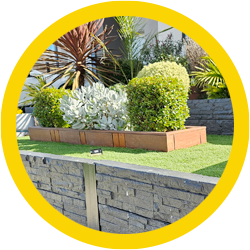 Concrete Sleeper Photos and Ideas for Front Yard Retaining Walls