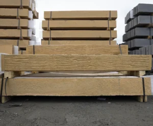 Gallery 4 Sandstone Yellow Woodgrain The Malibu Concrete Sleeper Stock in Sunset Sleepers Officer Yard