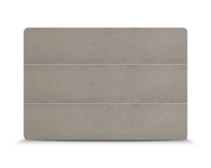 Industrial Charcoal Plain Smooth Concrete Sleeper