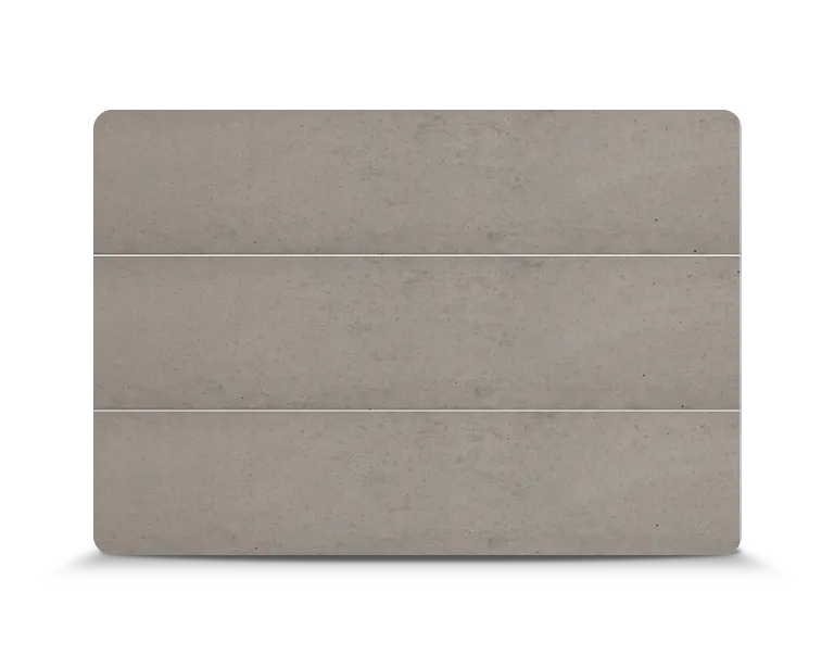 Industrial Charcoal Plain Smooth Concrete Sleeper