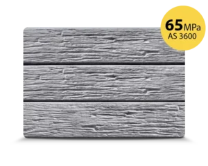Charcoal Cedar Grain Woodgrain 65MPA Concrete Sleeper For Delivery In Greater Sydney Region