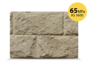 Sandstone Rockface 65MPA Concrete Sleeper For Delivery In Greater Sydney Region