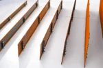 Metwall Formflow Weathering Corten Steel Garden Edging Kit for Garden Beds and Paths Full Range Side Back across Melbourne and Victoria