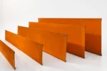 Metwall Formflow Weathering Corten Steel Garden Edging Kit for Garden Beds and Paths Full Range Side Profile Sold across Melbourne and Victoria