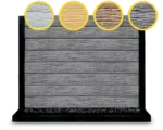 The Malibu Woodgrain Pattern Wood Look Concrete Sleepers by Sunset Sleepers