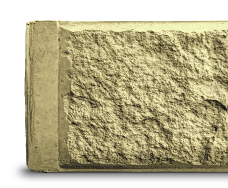 Arizona Sandstone Block Face Concrete Sleeper Detail by Sunset Sleepers