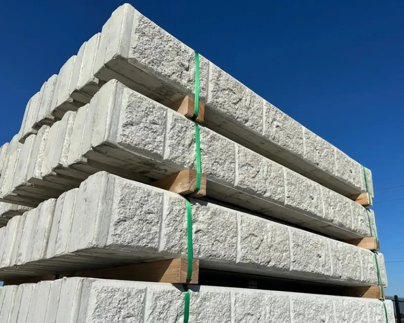 Block Face Ash Concrete Sleeper Tower