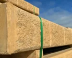 Block Face Sandstone Yellow Concrete Sleeper Texture