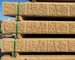 Block Face Sandstone Yellow Concrete Sleeper Tower