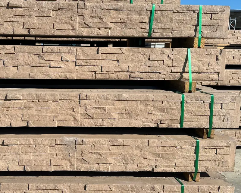 Stackedstone Jasper Brown Colour Manhattan Concrete Sleeper Tower
