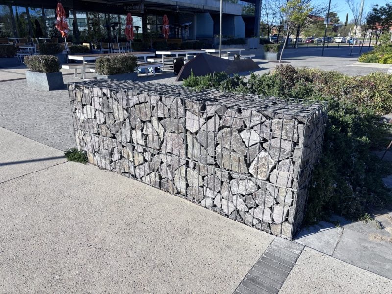 Gabion Retaining Walls with wire mesh baskets