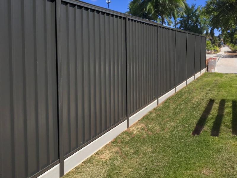 Sunset Sleepers Concrete Under Fence Plinth Sleeper 50mm by 2400mm in Plain Grey Colour